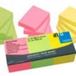 Block de Notas Adhesivas 1.5″X2″ 3 Colores Brillantes 960 Hojas / Info-Notes
