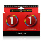 LEXMARK CARTUCHO DE TINTA TWIN PACK 2 UNID #1 PRECIO ESPECIAL